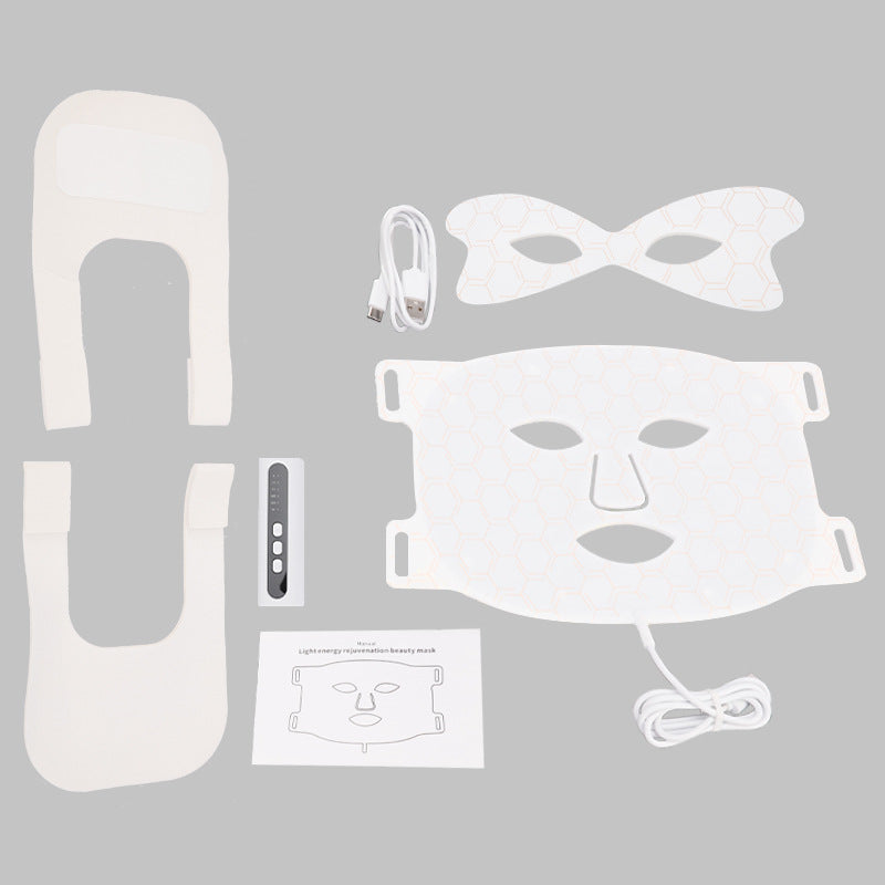 Masque de beauté facial à luminothérapie DEL